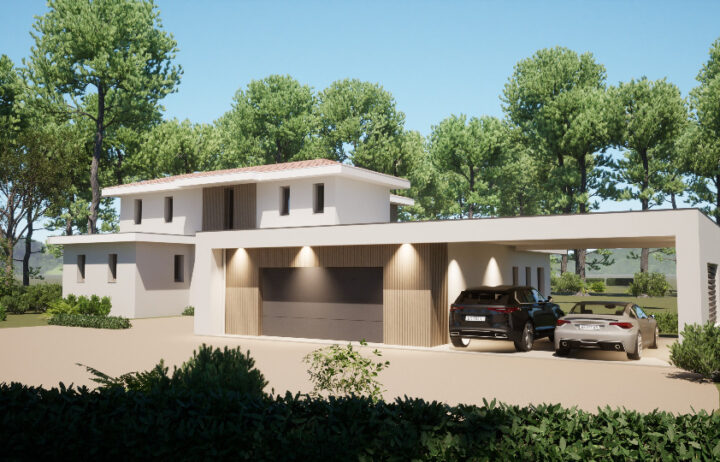 votre maison de 250m2 sur un terrain de 1100m2 sur la commune de Boulazac Isle Manoire au prix de 750000€ avec Alpha Constructions
